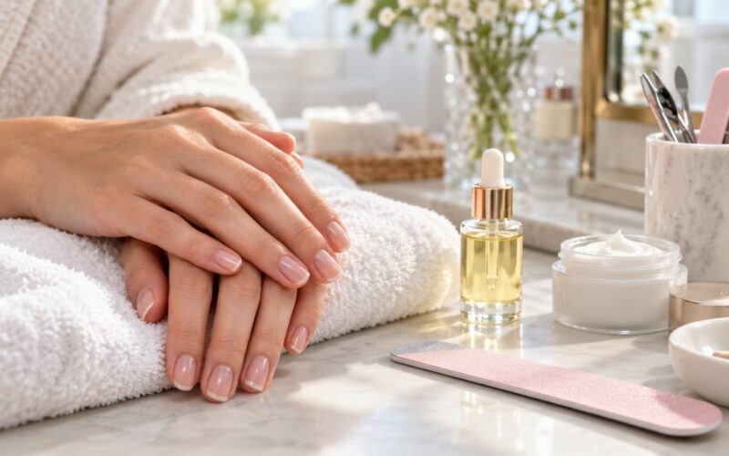 Fingernägel richtig pflegen mit Nagelöl, Handcreme und Nagelfeile