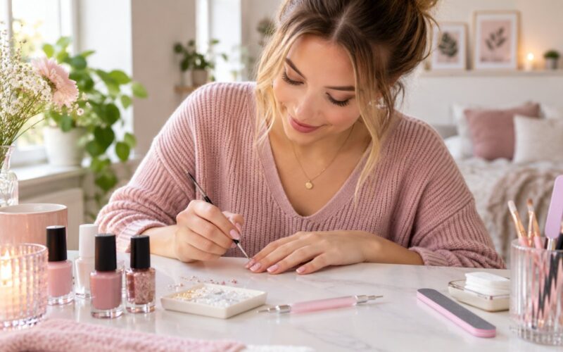 Nageldesign selber machen – Fingernägel zuhause mit Nagellack und Nail-Art-Werkzeug gestalten