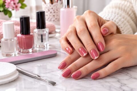 Nagellack hält nicht – abgesplitterter Nagellack mit Base Coat, Top Coat und Feile