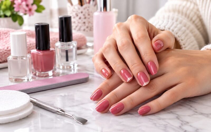 Nagellack hält nicht – abgesplitterter Nagellack mit Base Coat, Top Coat und Feile